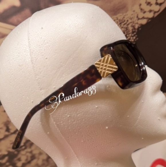 BURBERRY Brown and Gold A+ Condition! Sunglasses- Sunnies - Picture 4 of 12